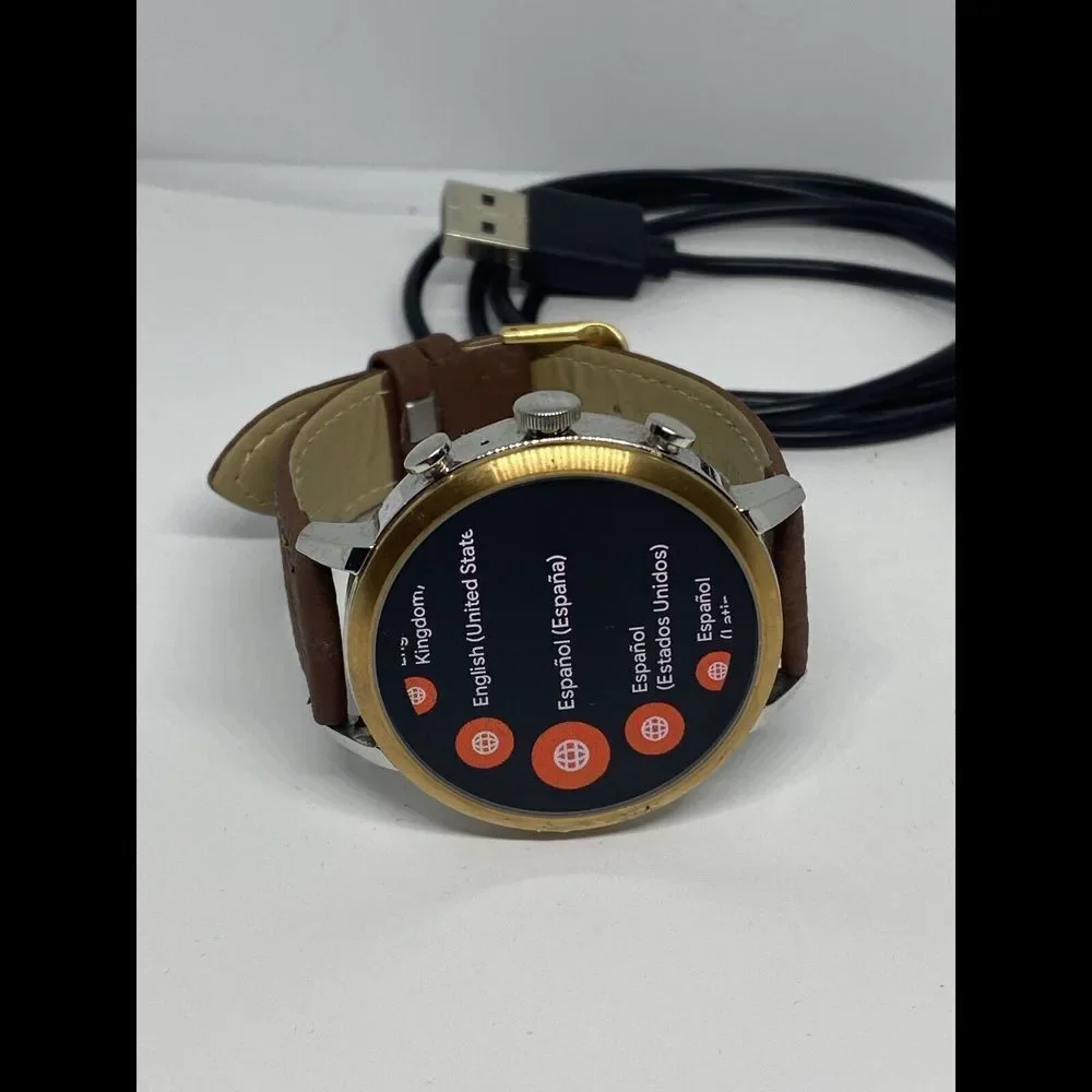 Fossil Gen 4 Authentic Digital Dial Smart Watch Custom Band FTW6016 AB121